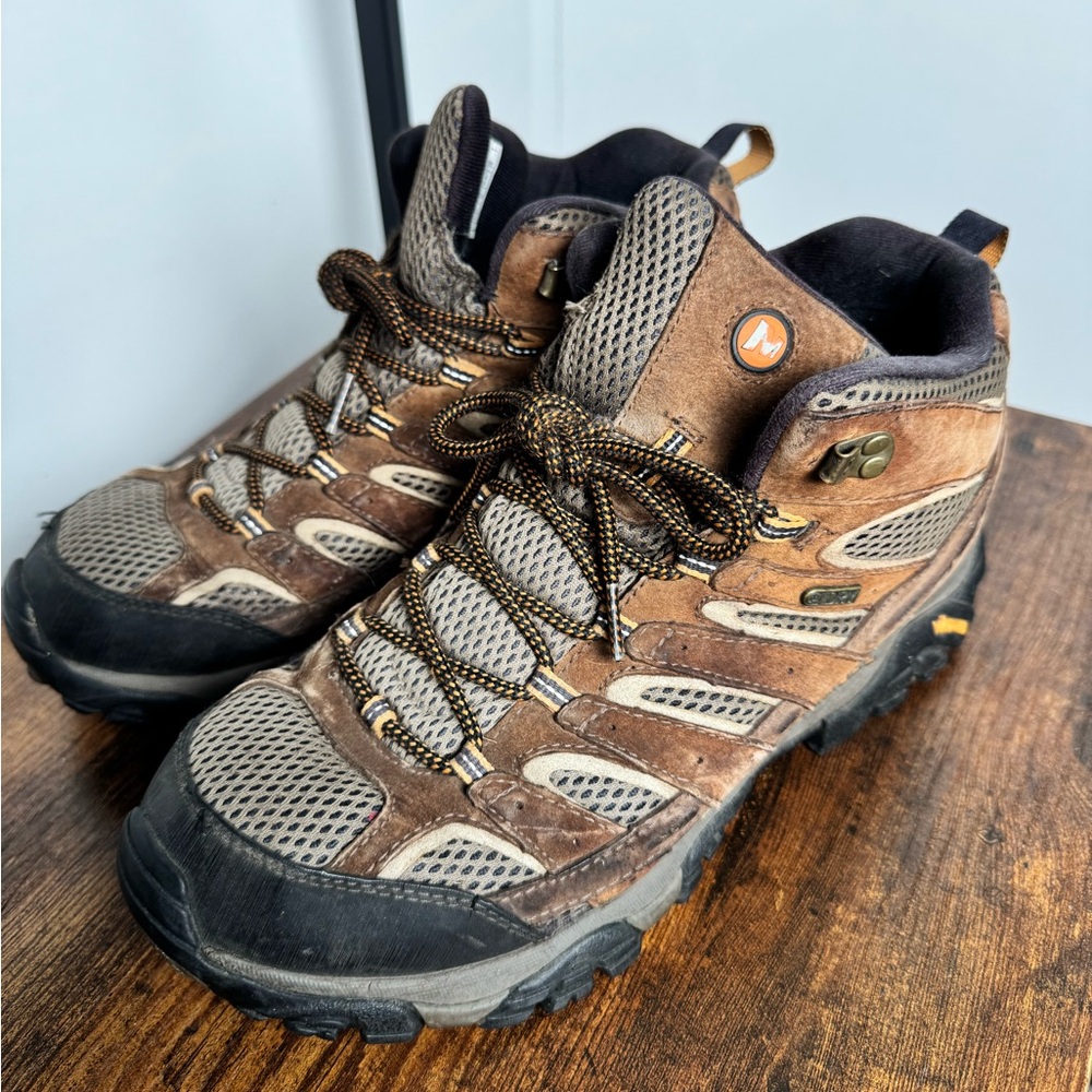 Merrell Brown and Gray Men's Rain & Snow Boots